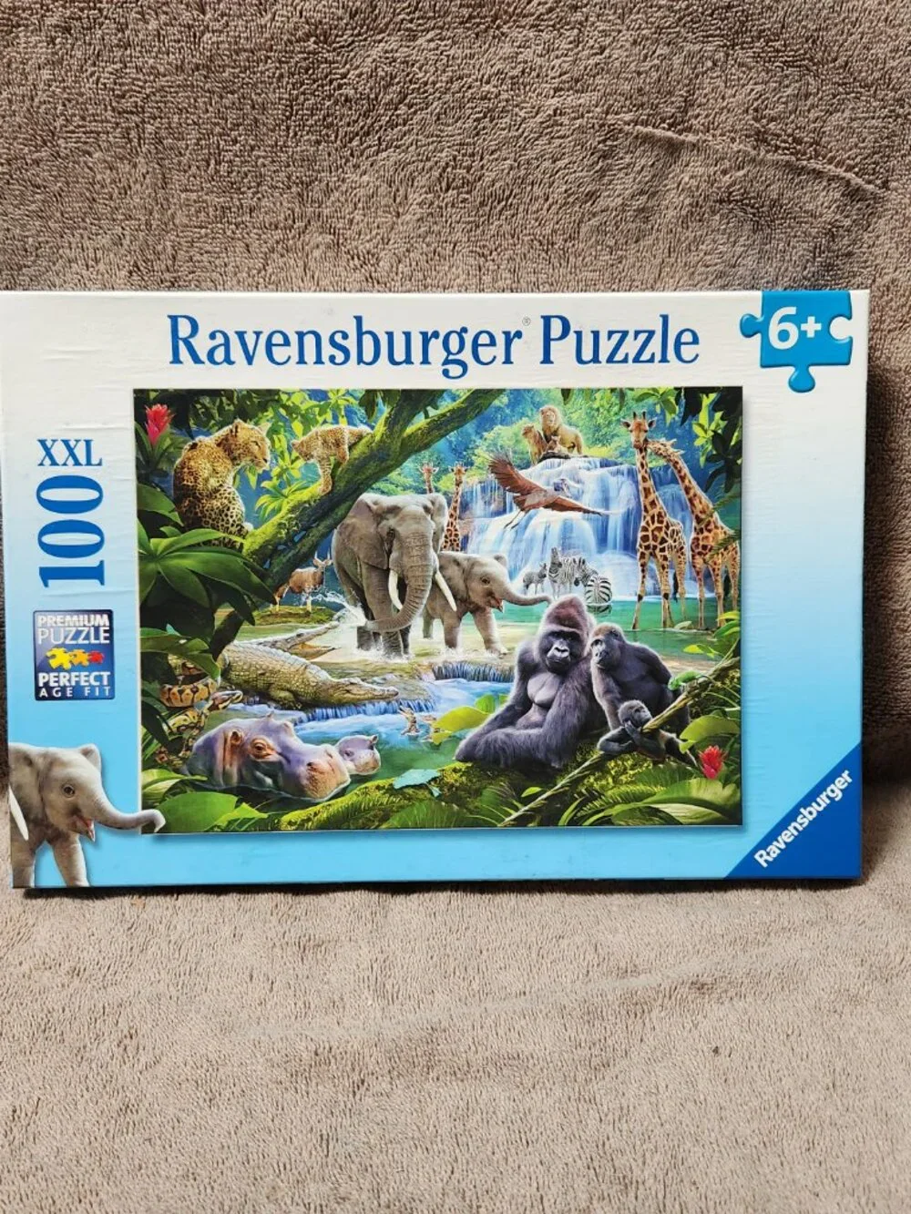 Ravensburger Jungle Print Premium Perfect Age Fit 100 XXL Piece Jigsaw Puzzle